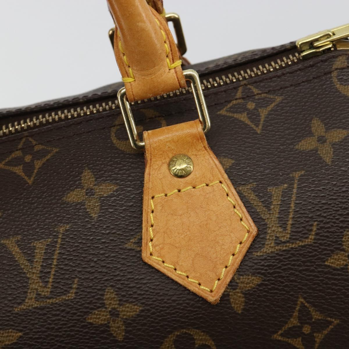 LOUIS VUITTON Monogram Speedy 25 Hand Bag M41528 LV Auth 184920V
