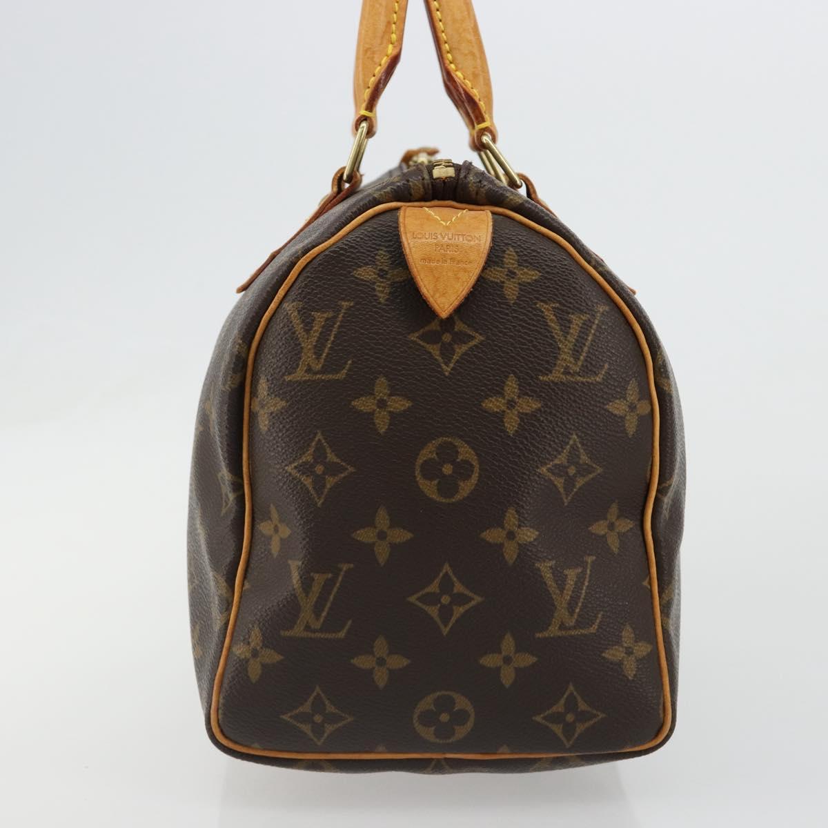 LOUIS VUITTON Monogram Speedy 25 Hand Bag M41528 LV Auth 184920V