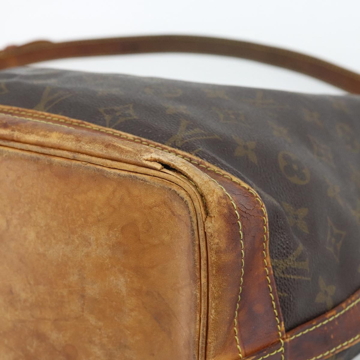 LOUIS VUITTON Monogram Noe Shoulder Bag M42224 LV Auth 184922