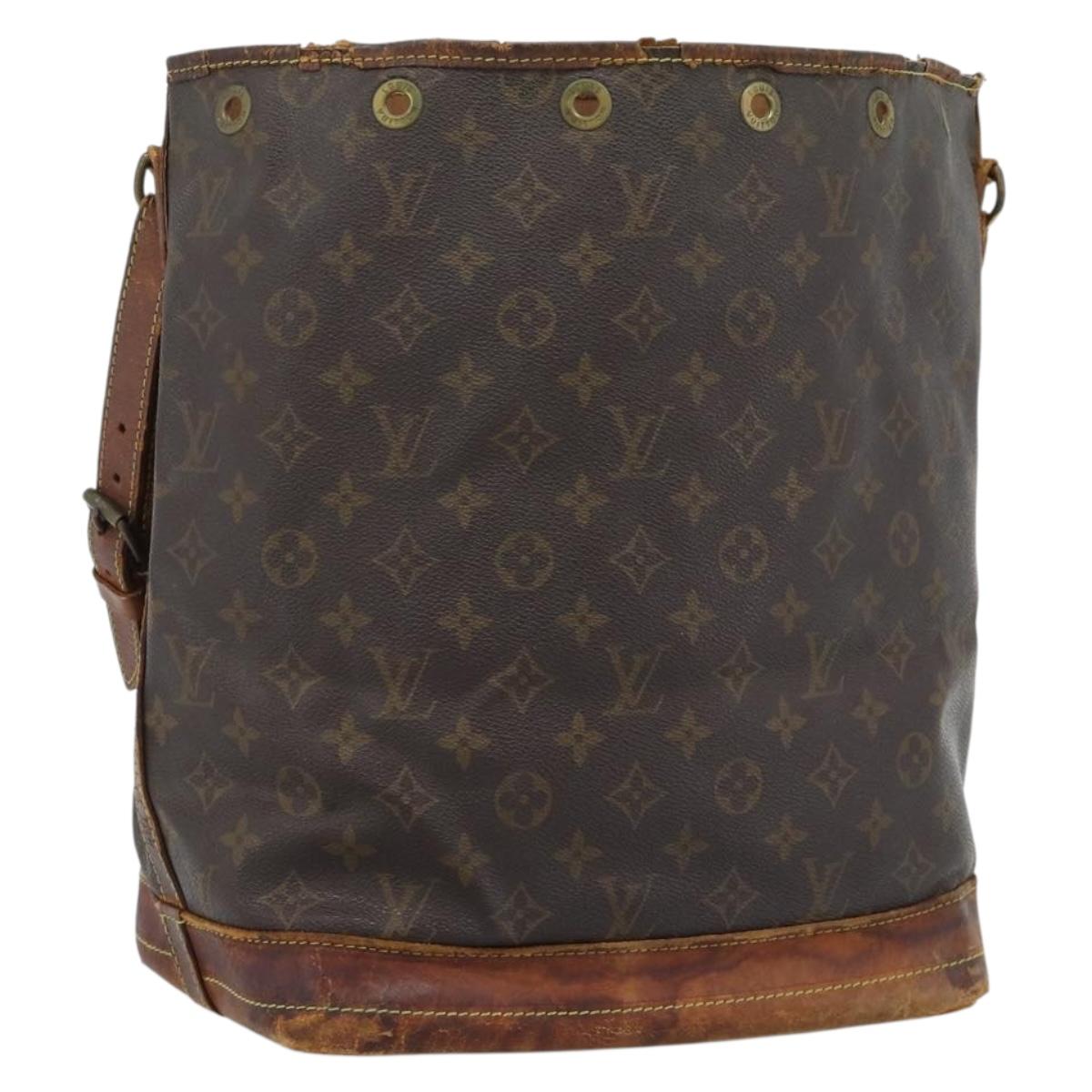 LOUIS VUITTON Monogram Noe Shoulder Bag M42224 LV Auth 184922