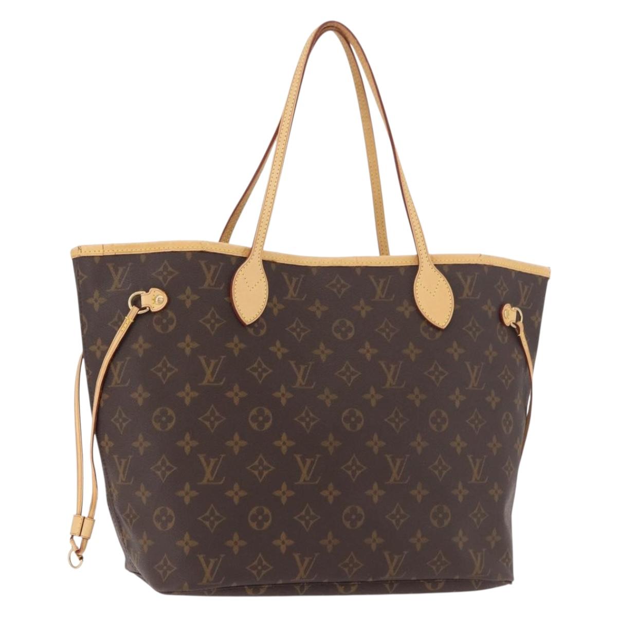 LOUIS VUITTON Monogram Neverfull MM Tote Bag M40156 LV Auth 184923A