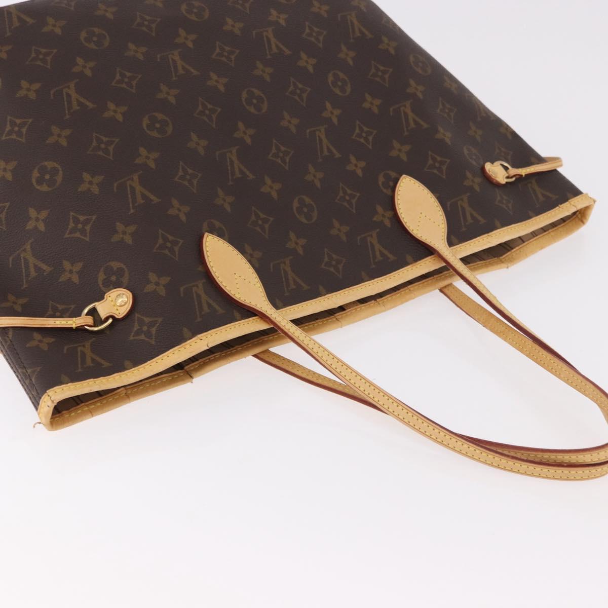LOUIS VUITTON Monogram Neverfull MM Tote Bag M40156 LV Auth 184923A