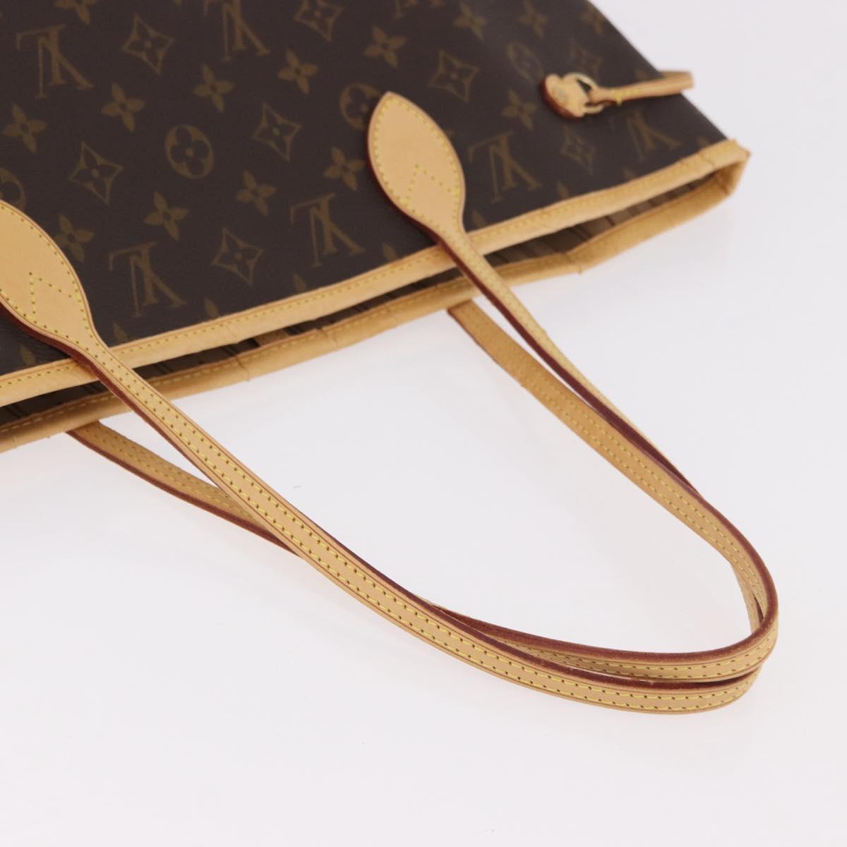 LOUIS VUITTON Monogram Neverfull MM Tote Bag M40156 LV Auth 184923A
