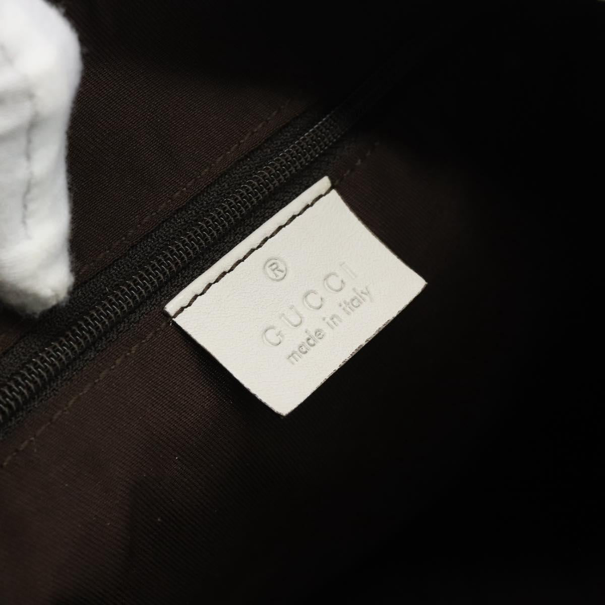 GUCCI GG Canvas Abbey Shoulder Bag Beige Gold 189833 Auth 184930V