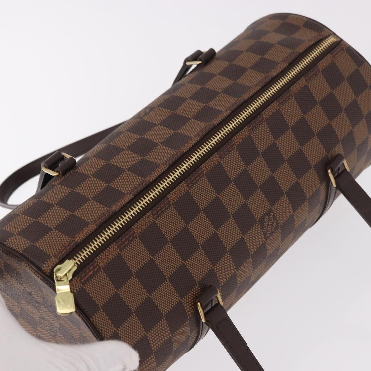LOUIS VUITTON Damier Ebene Papillon 30 Hand Bag N51303 LV Auth 184940V