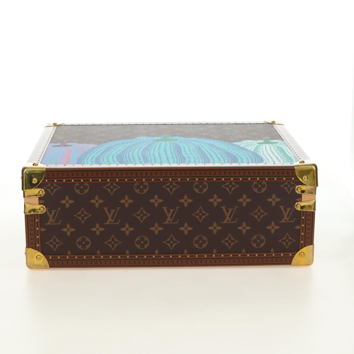 LOUIS VUITTON Monogram LVxYK Cotoville 40 Trunk Blue M10156 LV Auth 184943SM