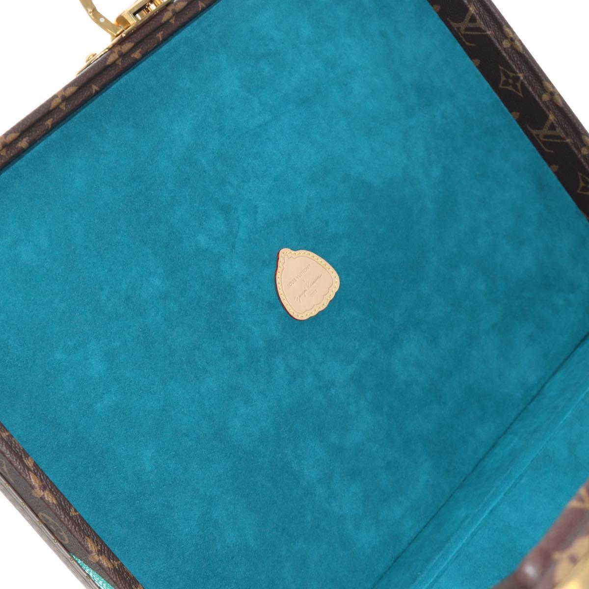 LOUIS VUITTON Monogram LVxYK Cotoville 40 Trunk Blue M10156 LV Auth 184943SM