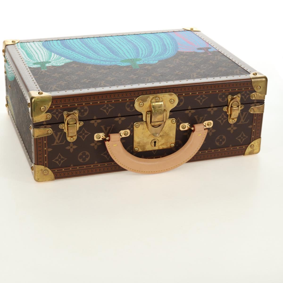LOUIS VUITTON Monogram LVxYK Cotoville 40 Trunk Blue M10156 LV Auth 184943SM