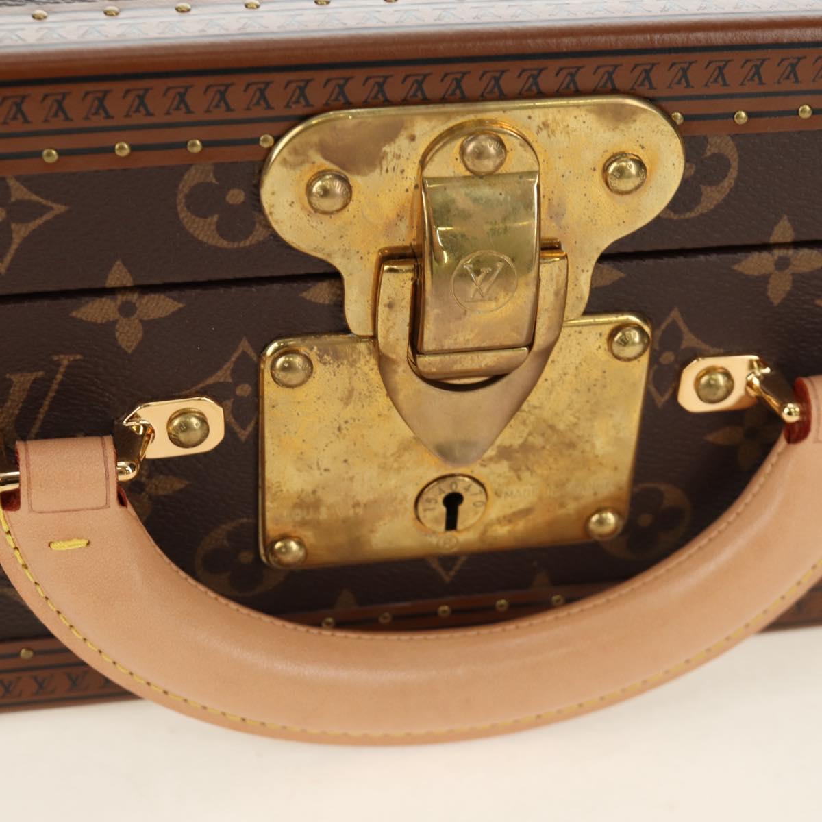LOUIS VUITTON Monogram LVxYK Cotoville 40 Trunk Blue M10156 LV Auth 184943SM