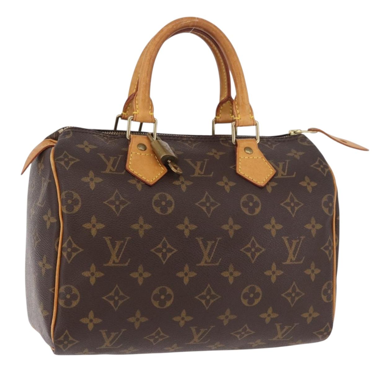 LOUIS VUITTON Monogram Speedy 25 Hand Bag M41528 LV Auth 184944SAV