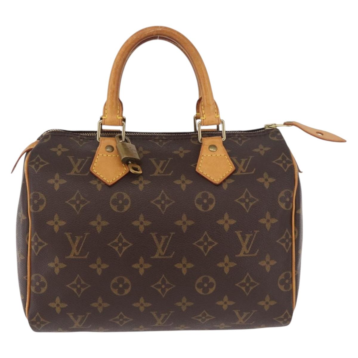 LOUIS VUITTON Monogram Speedy 25 Hand Bag M41528 LV Auth 184944SAV
