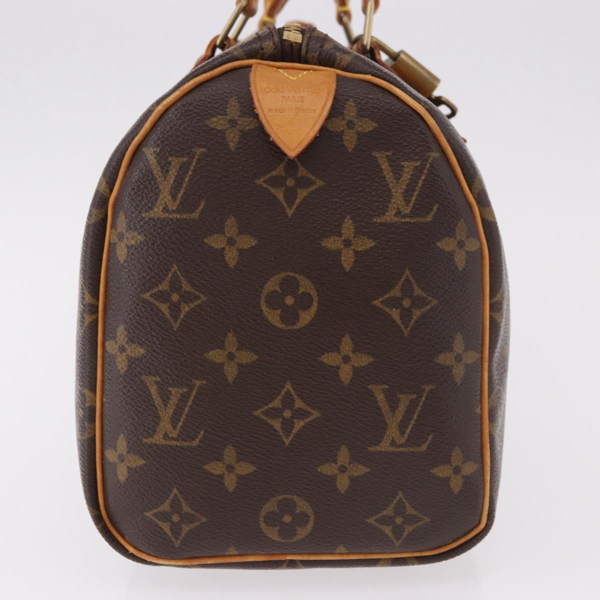 LOUIS VUITTON Monogram Speedy 25 Hand Bag M41528 LV Auth 184944SAV