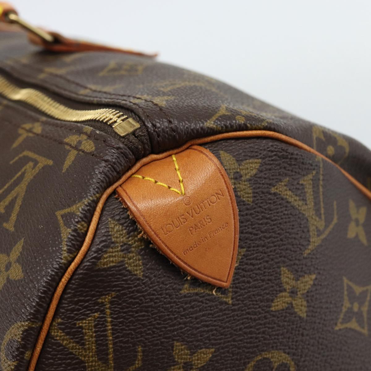 LOUIS VUITTON Monogram Speedy 40 Hand Bag M41522 LV Auth 184948V