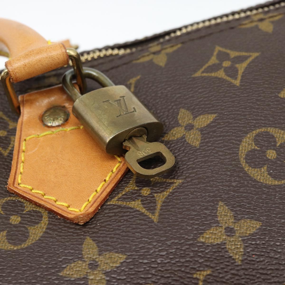 LOUIS VUITTON Monogram Speedy 40 Hand Bag M41522 LV Auth 184948V