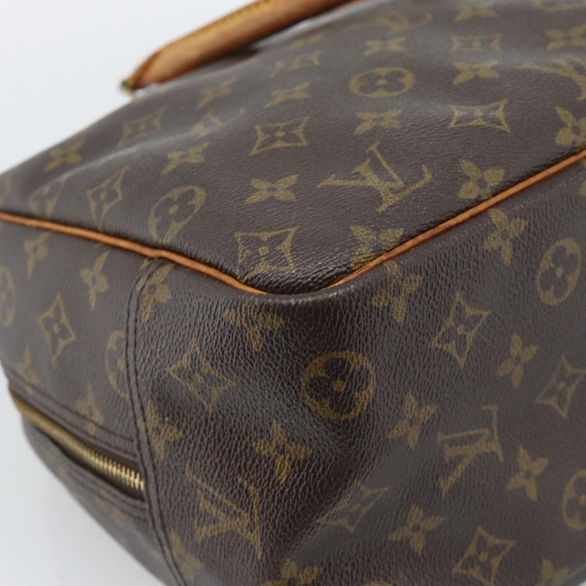 LOUIS VUITTON Monogram Deauville Hand Bag M47270 LV Auth 184949
