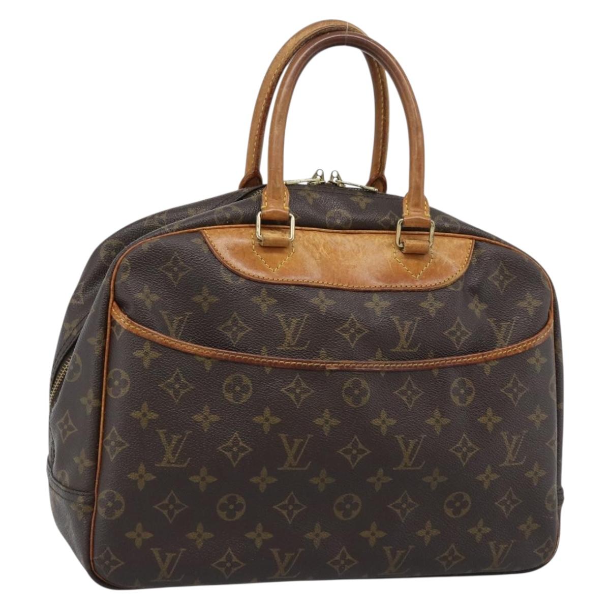 LOUIS VUITTON Monogram Deauville Hand Bag M47270 LV Auth 184949
