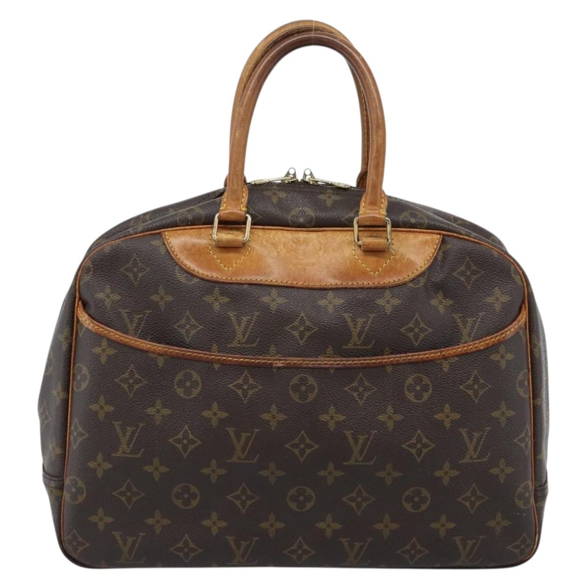 LOUIS VUITTON Monogram Deauville Hand Bag M47270 LV Auth 184949