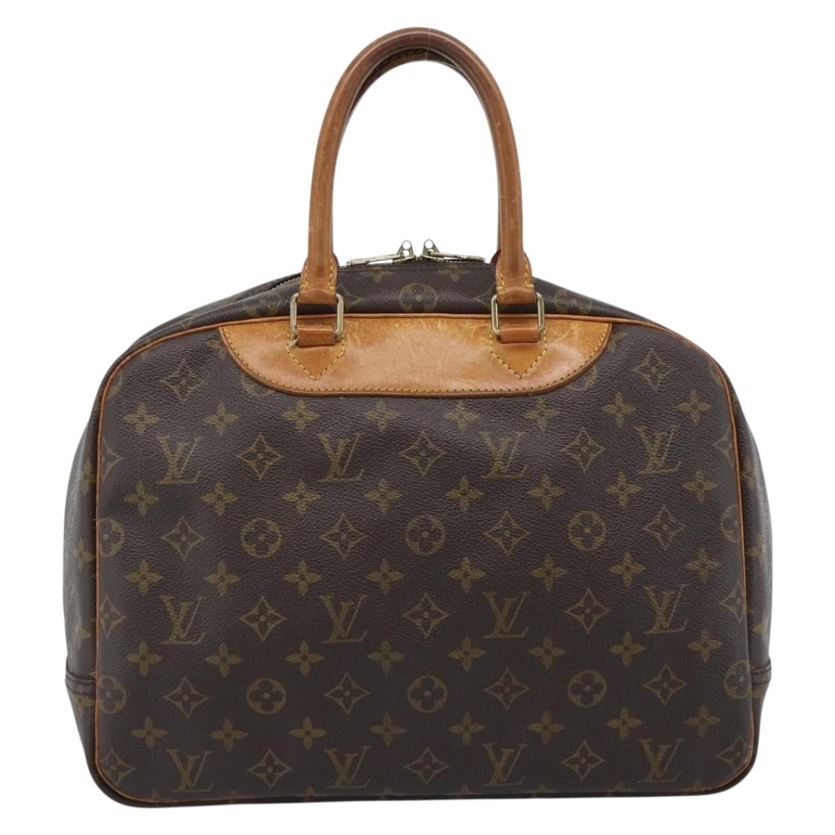 LOUIS VUITTON Monogram Deauville Hand Bag M47270 LV Auth 184949