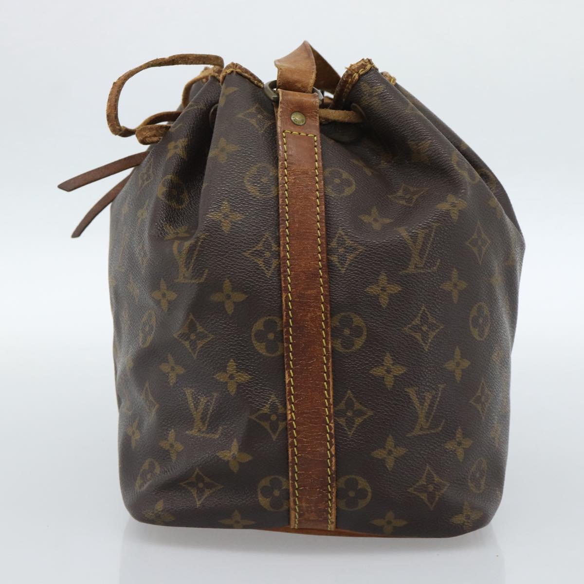 LOUIS VUITTON Monogram Petit Noe Shoulder Bag M42226 LV Auth 184951