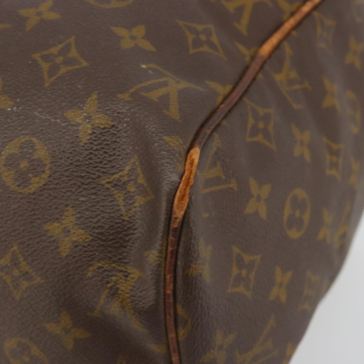LOUIS VUITTON Monogram Sac Souple 35 Boston Bag M41626 LV Auth 184953