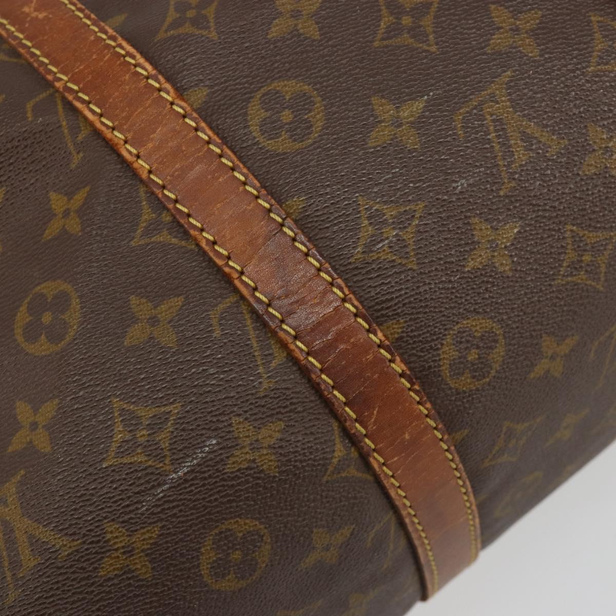 LOUIS VUITTON Monogram Sac Souple 35 Boston Bag M41626 LV Auth 184953