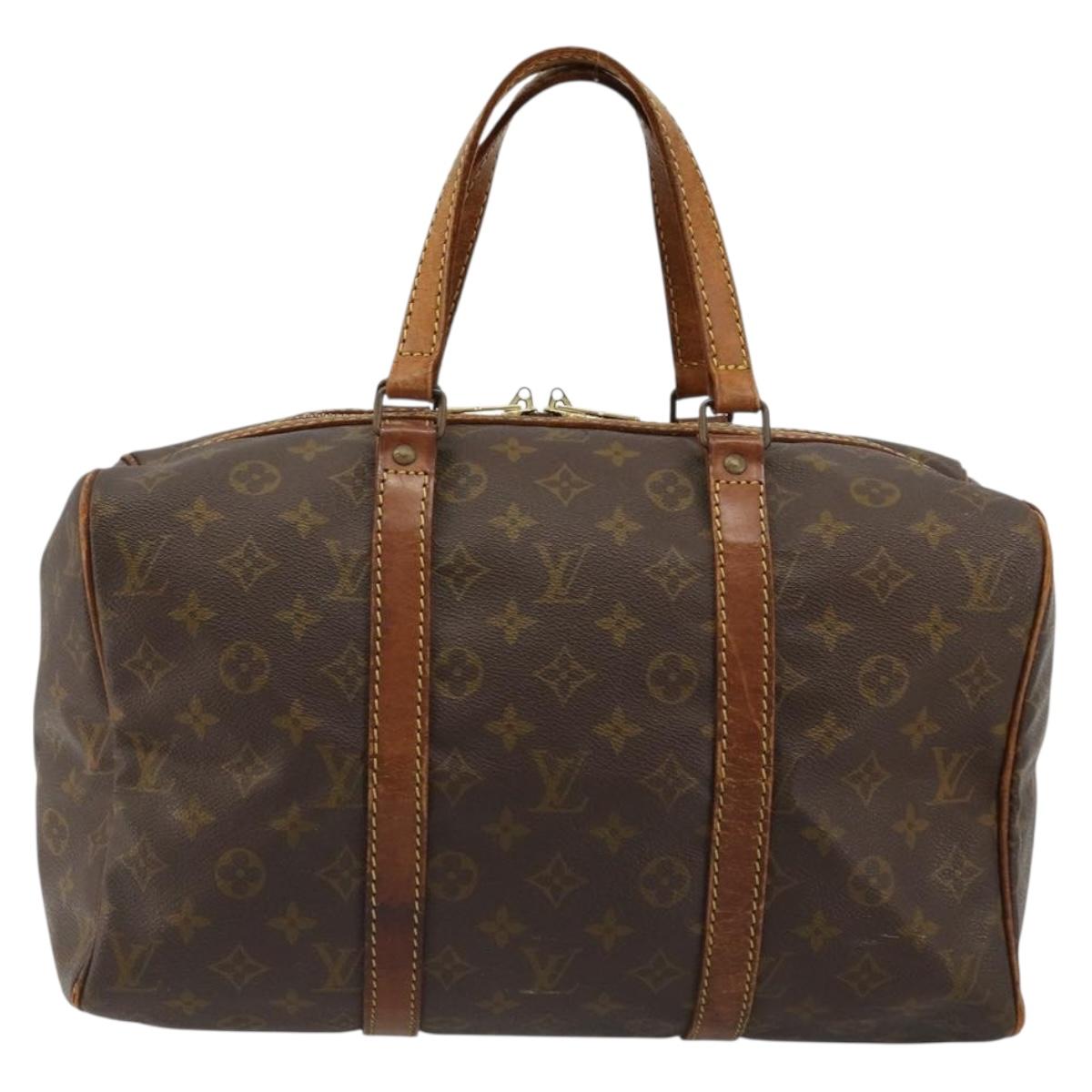LOUIS VUITTON Monogram Sac Souple 35 Boston Bag M41626 LV Auth 184953
