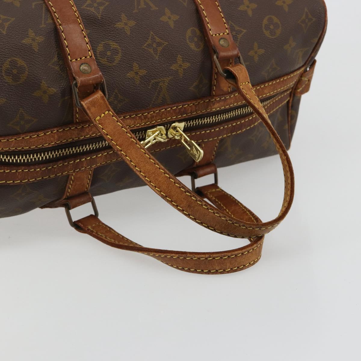 LOUIS VUITTON Monogram Sac Souple 35 Boston Bag M41626 LV Auth 184953