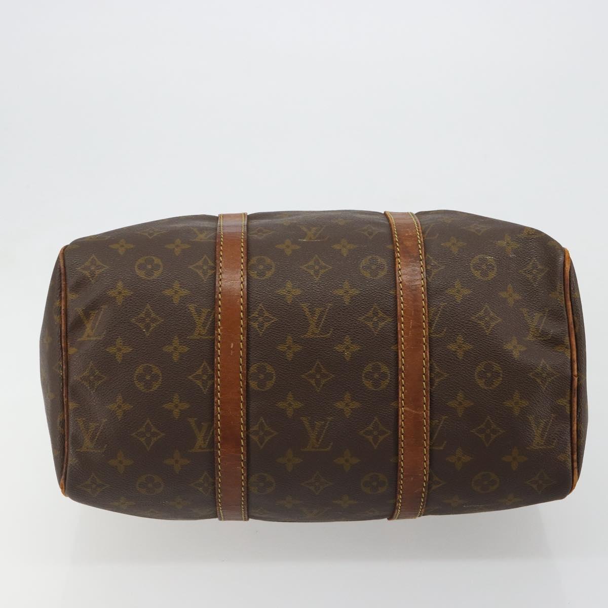 LOUIS VUITTON Monogram Sac Souple 35 Boston Bag M41626 LV Auth 184953
