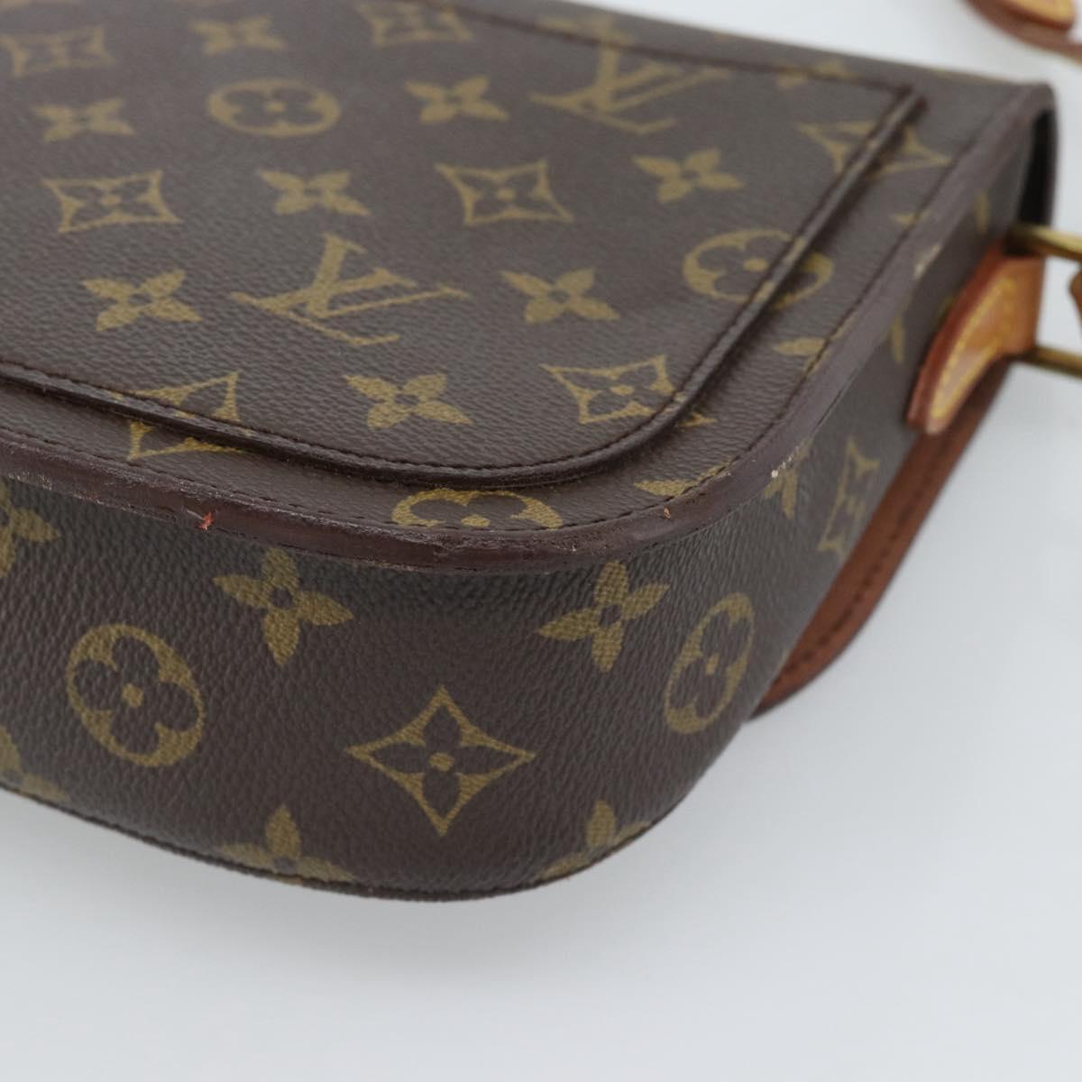 LOUIS VUITTON Monogram Saint Cloud MM Shoulder Bag M51243 LV Auth 184954A