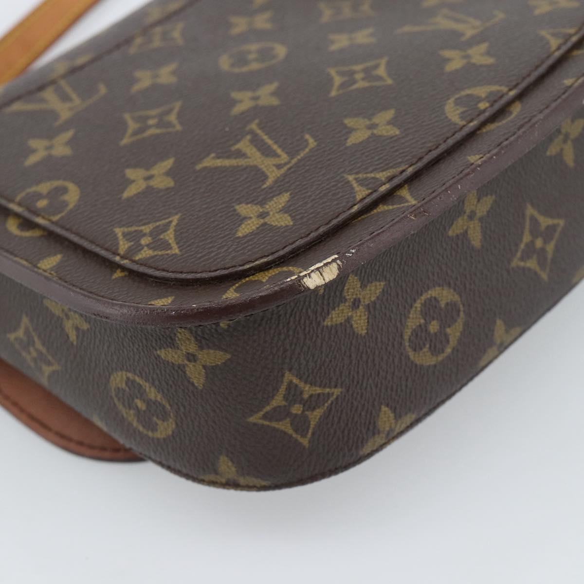 LOUIS VUITTON Monogram Saint Cloud MM Shoulder Bag M51243 LV Auth 184954A