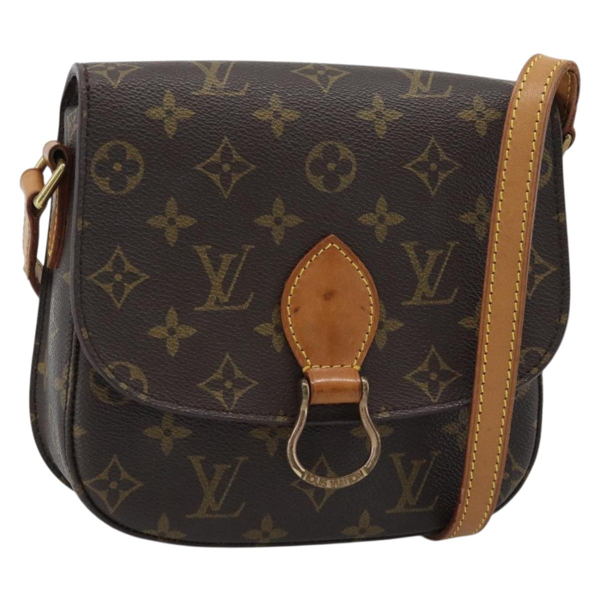LOUIS VUITTON Monogram Saint Cloud MM Shoulder Bag M51243 LV Auth 184954A