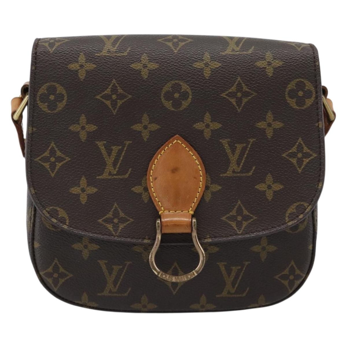 LOUIS VUITTON Monogram Saint Cloud MM Shoulder Bag M51243 LV Auth 184954A