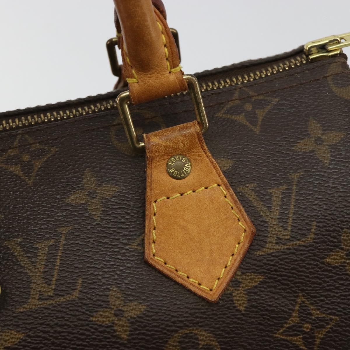 LOUIS VUITTON Monogram Speedy 25 Hand Bag M41528 LV Auth 184955V