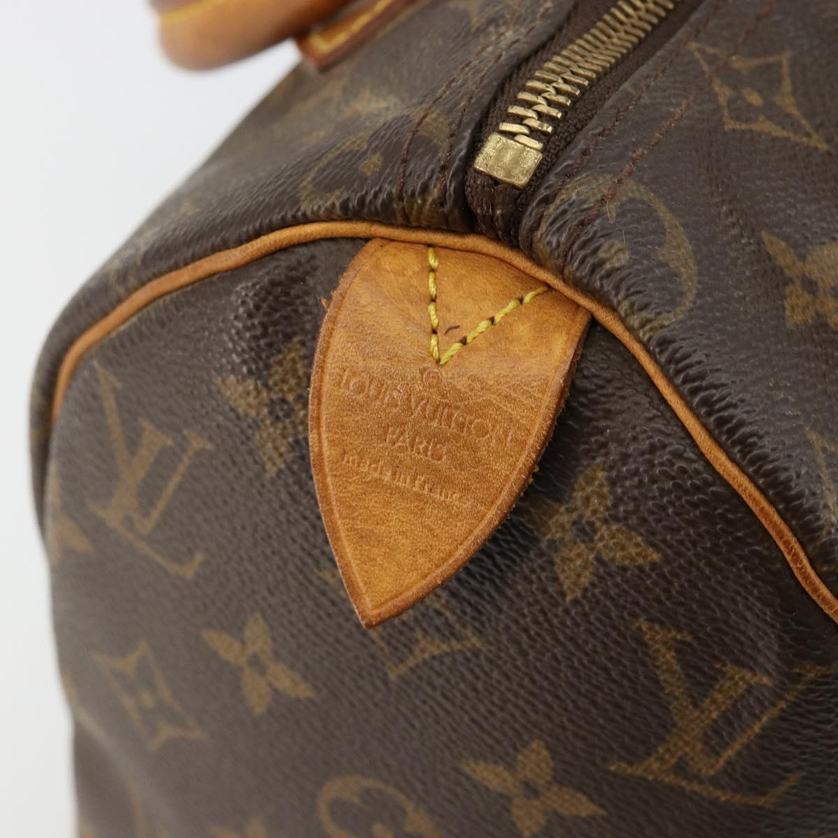 LOUIS VUITTON Monogram Speedy 25 Hand Bag M41528 LV Auth 184955V