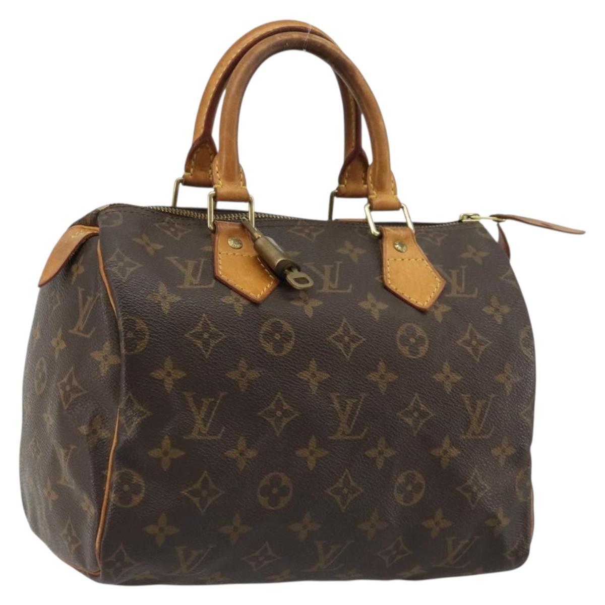 LOUIS VUITTON Monogram Speedy 25 Hand Bag M41528 LV Auth 184955V