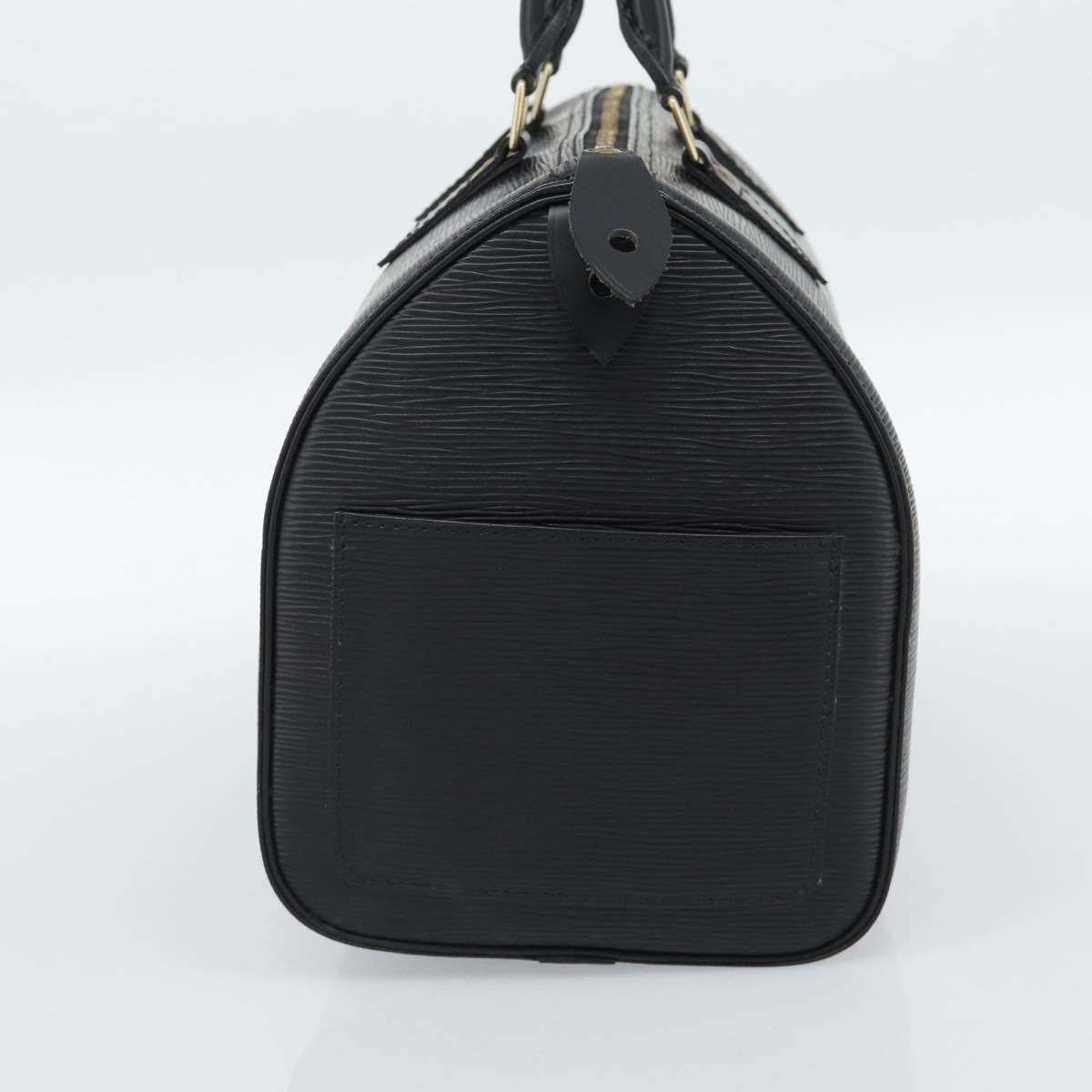 LOUIS VUITTON Epi Speedy 30 Hand Bag Noir Black M43002 LV Auth 184956V