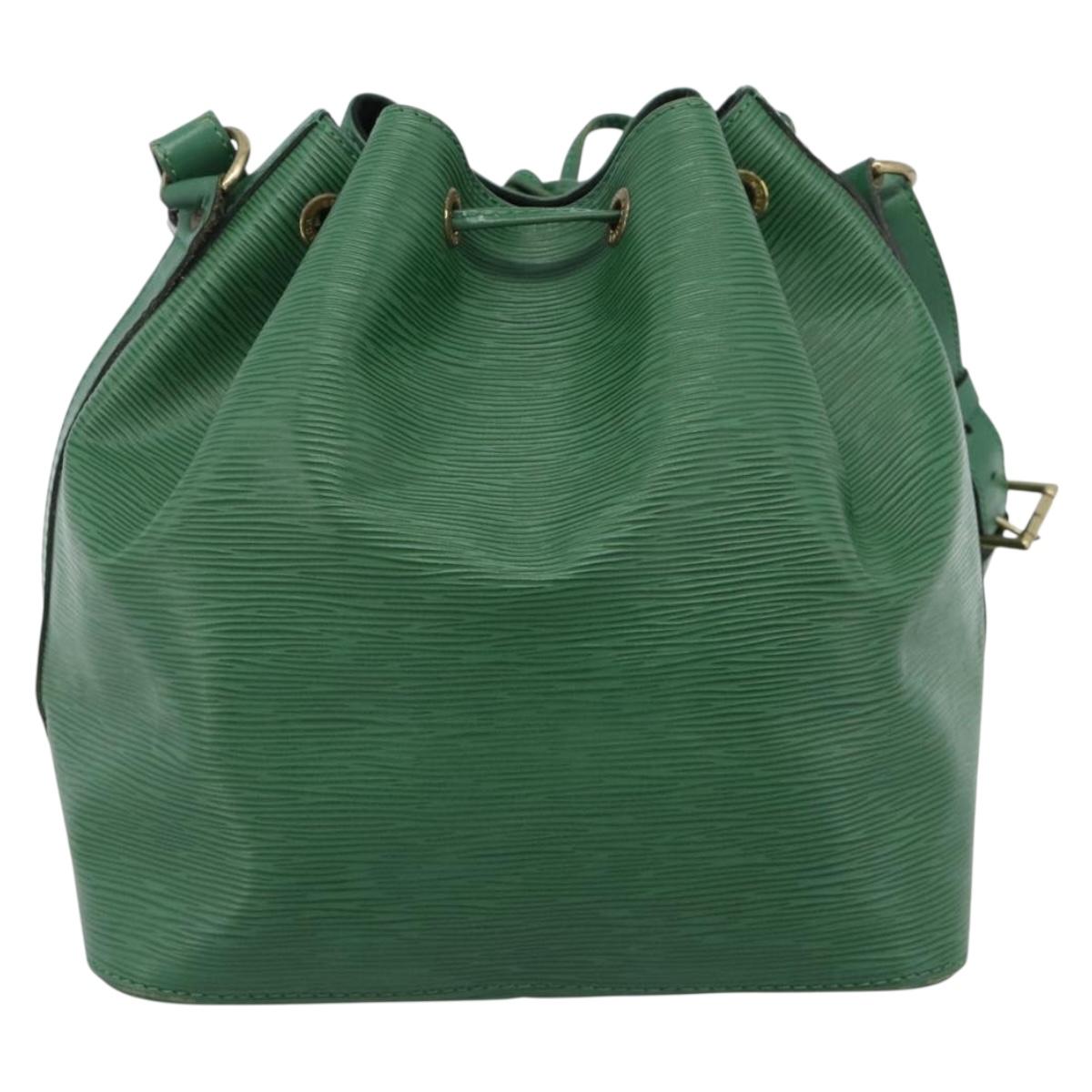 LOUIS VUITTON Epi Petit Noe Shoulder Bag Green M44104 LV Auth 184957A
