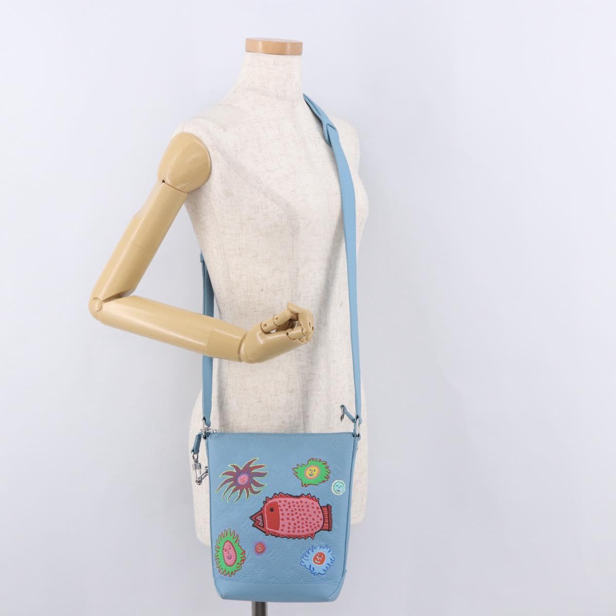 LOUIS VUITTON Monogram Yayoi Kusama Hobo Cruiser Bag Blue M21716 Auth 184962SM