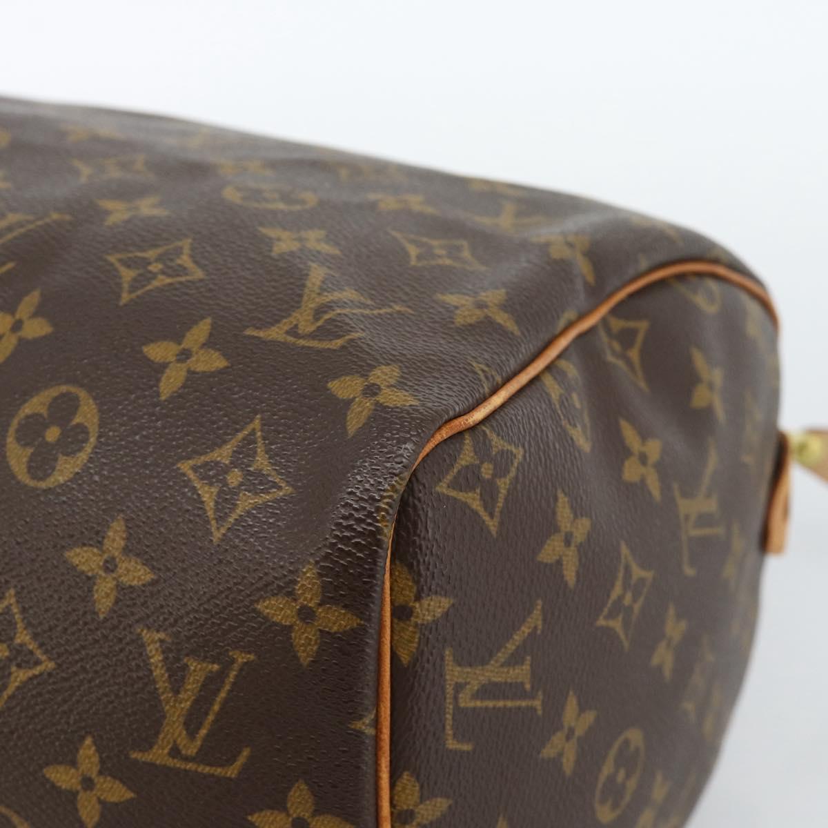 LOUIS VUITTON Monogram Speedy 30 Hand Bag M41526 LV Auth 184966V
