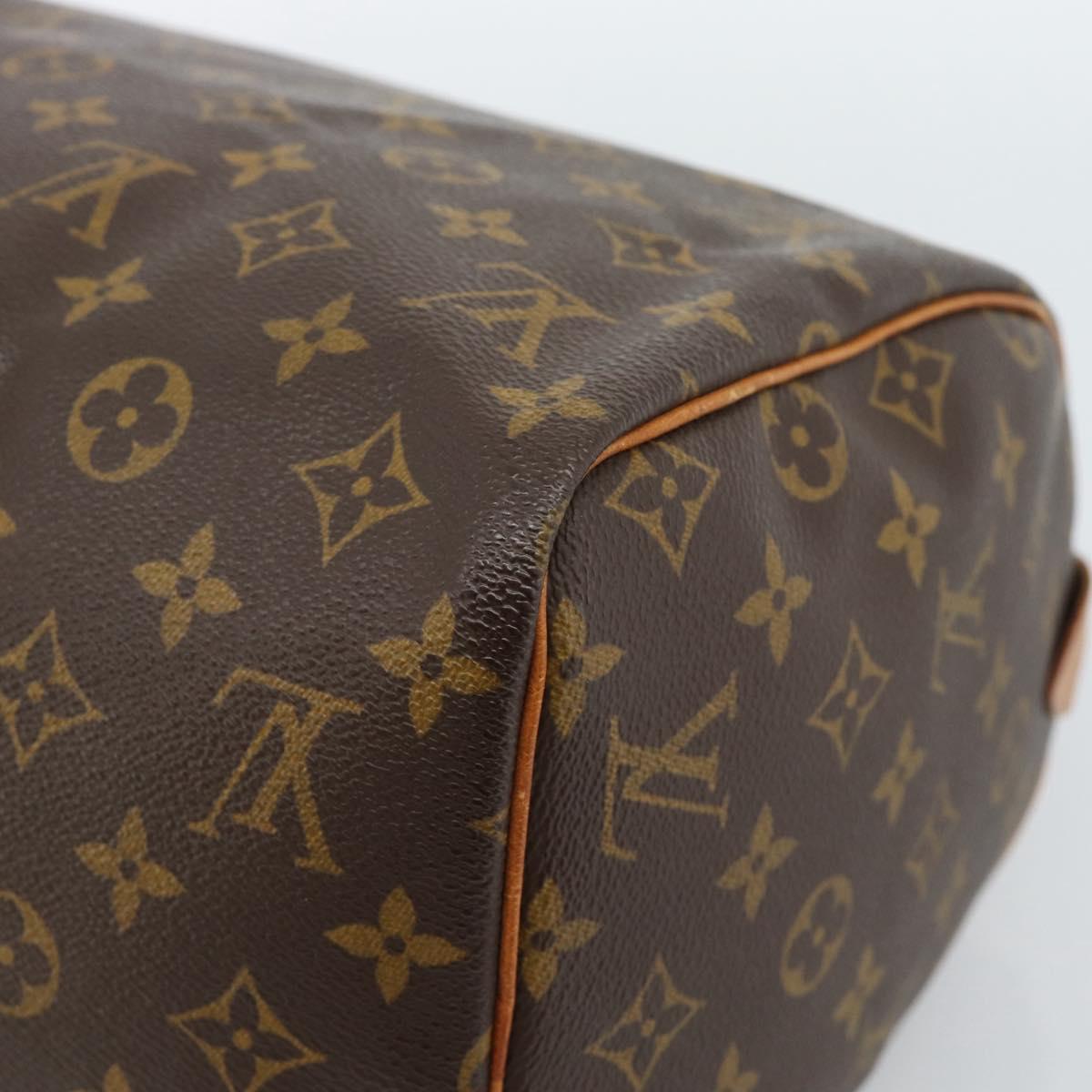 LOUIS VUITTON Monogram Speedy 30 Hand Bag M41526 LV Auth 184966V