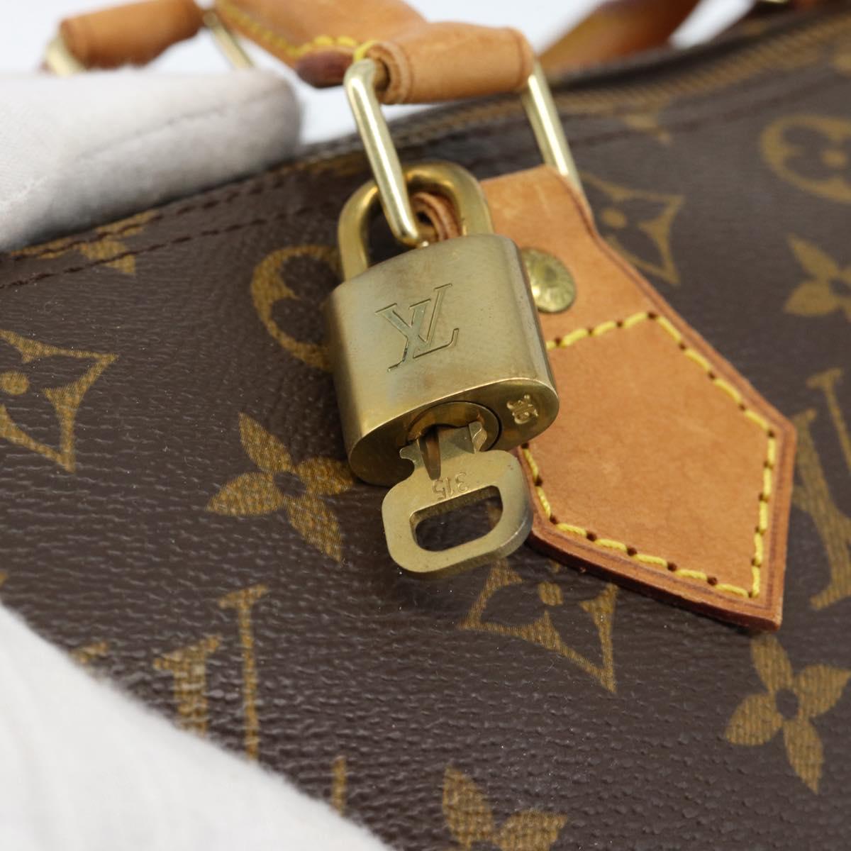 LOUIS VUITTON Monogram Speedy 30 Hand Bag M41526 LV Auth 184966V