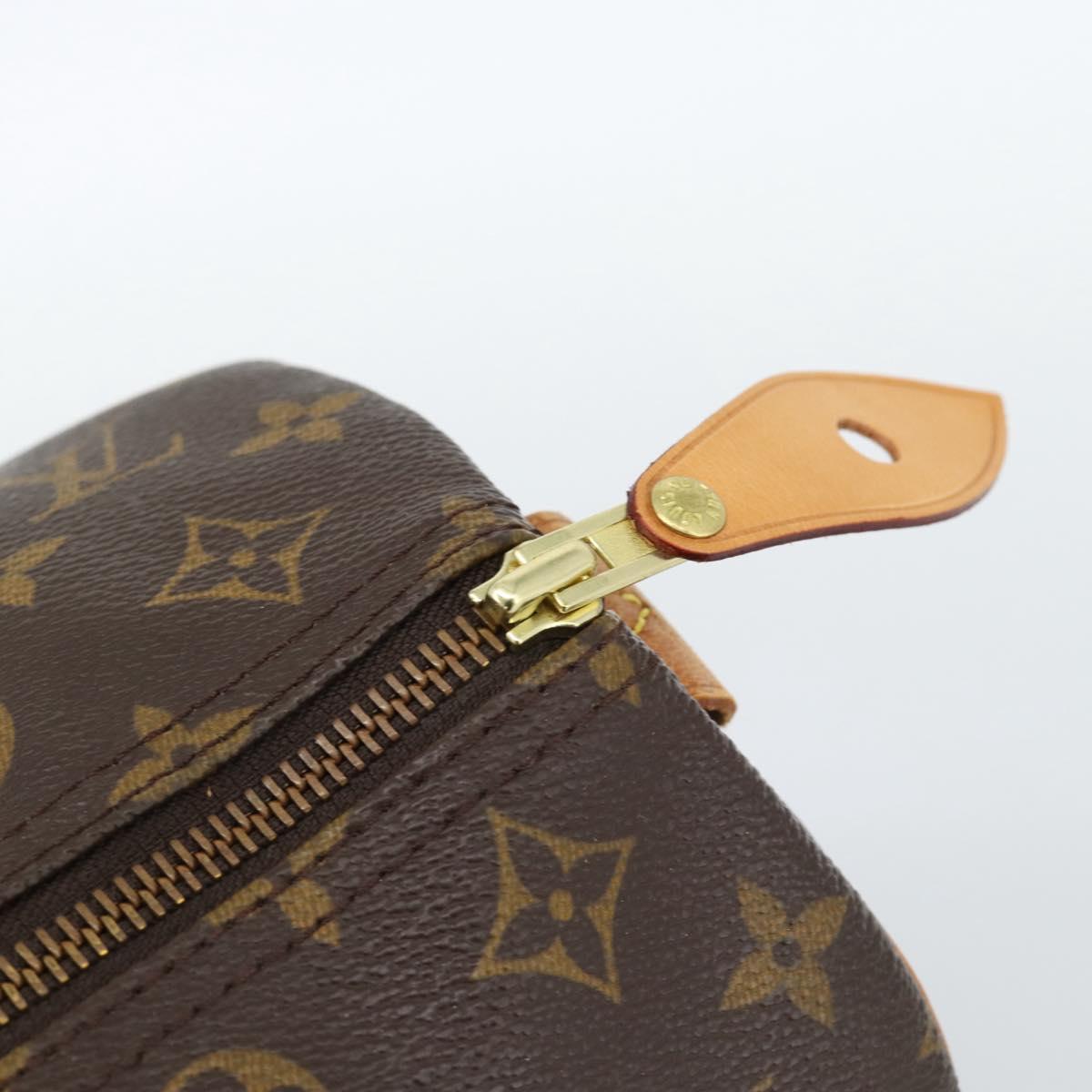 LOUIS VUITTON Monogram Speedy 30 Hand Bag M41526 LV Auth 184966V