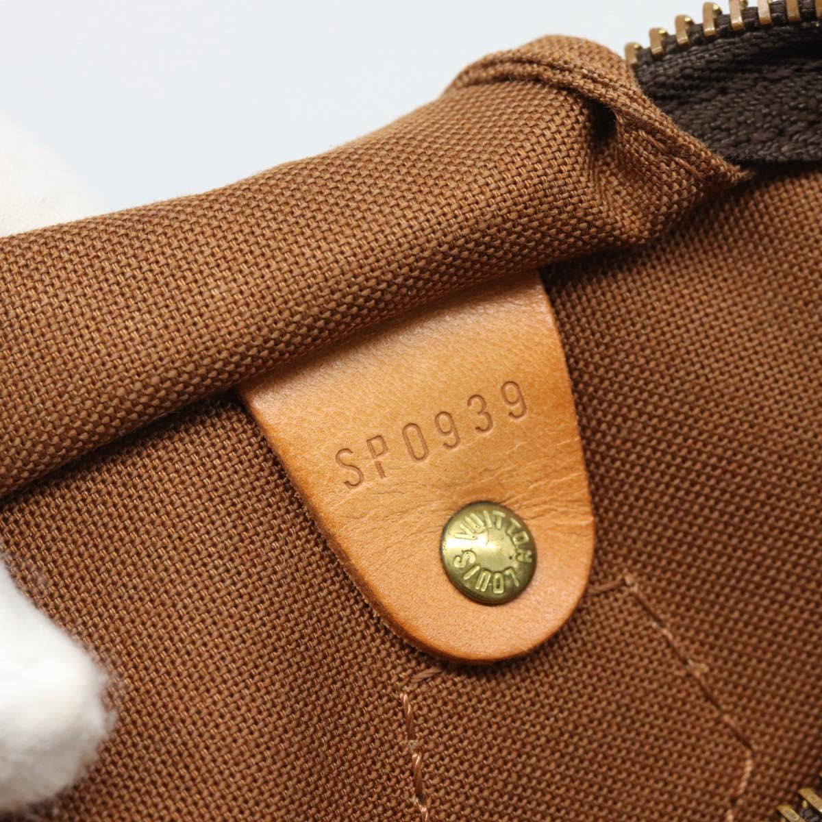 LOUIS VUITTON Monogram Speedy 30 Hand Bag M41526 LV Auth 184966V