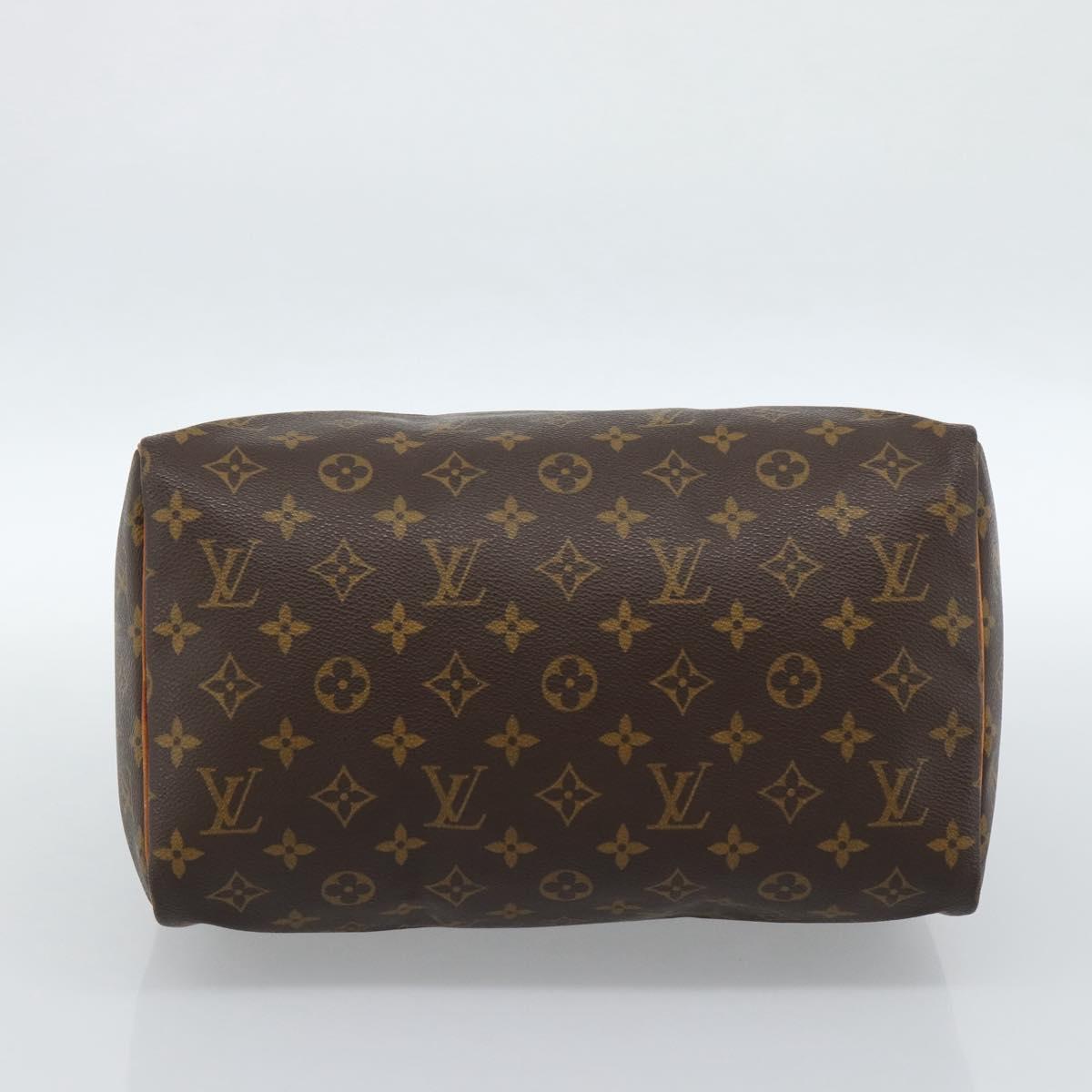 LOUIS VUITTON Monogram Speedy 30 Hand Bag M41526 LV Auth 184966V