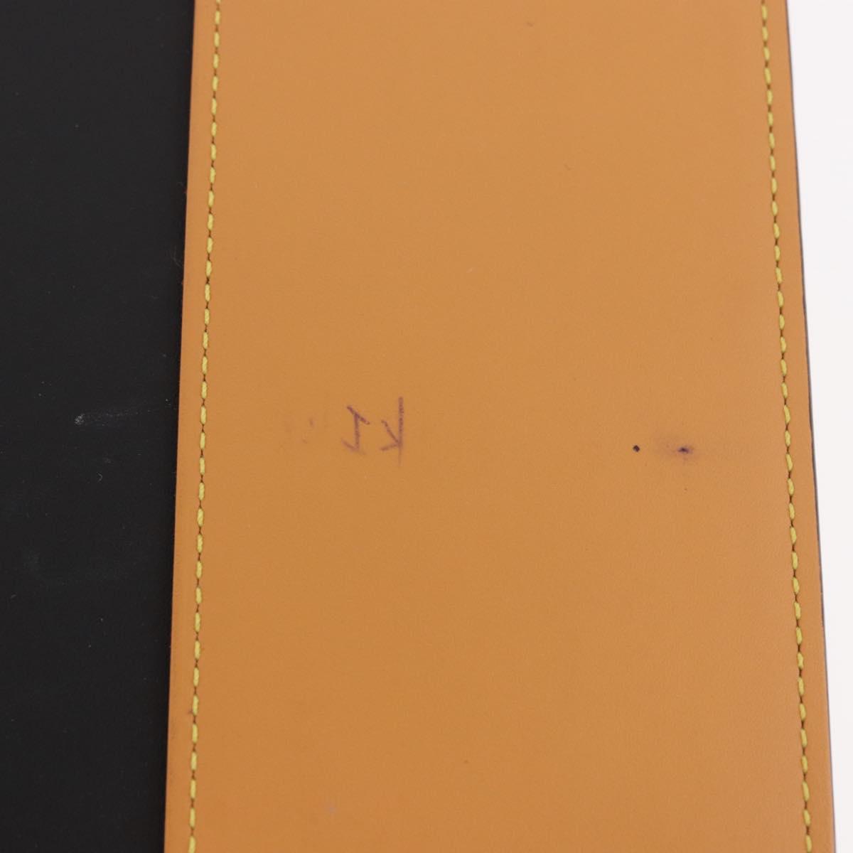 LOUIS VUITTON Monogram Stripe NIGO Quverture Carnet Brown GI0720 LV Auth 184969M