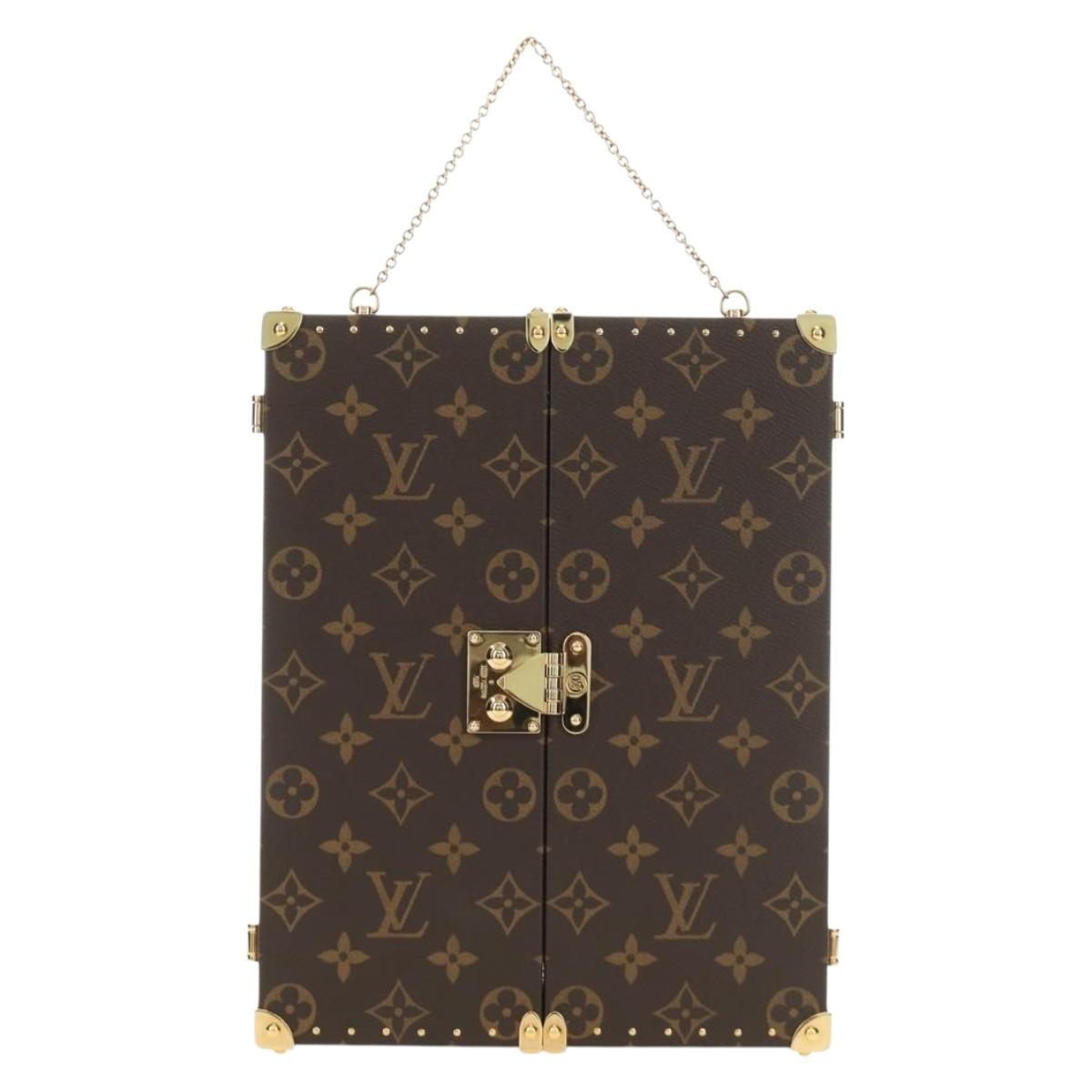 LOUIS VUITTON Monogram Home Mirror Trunk GI0554 LV Auth 184970SAM