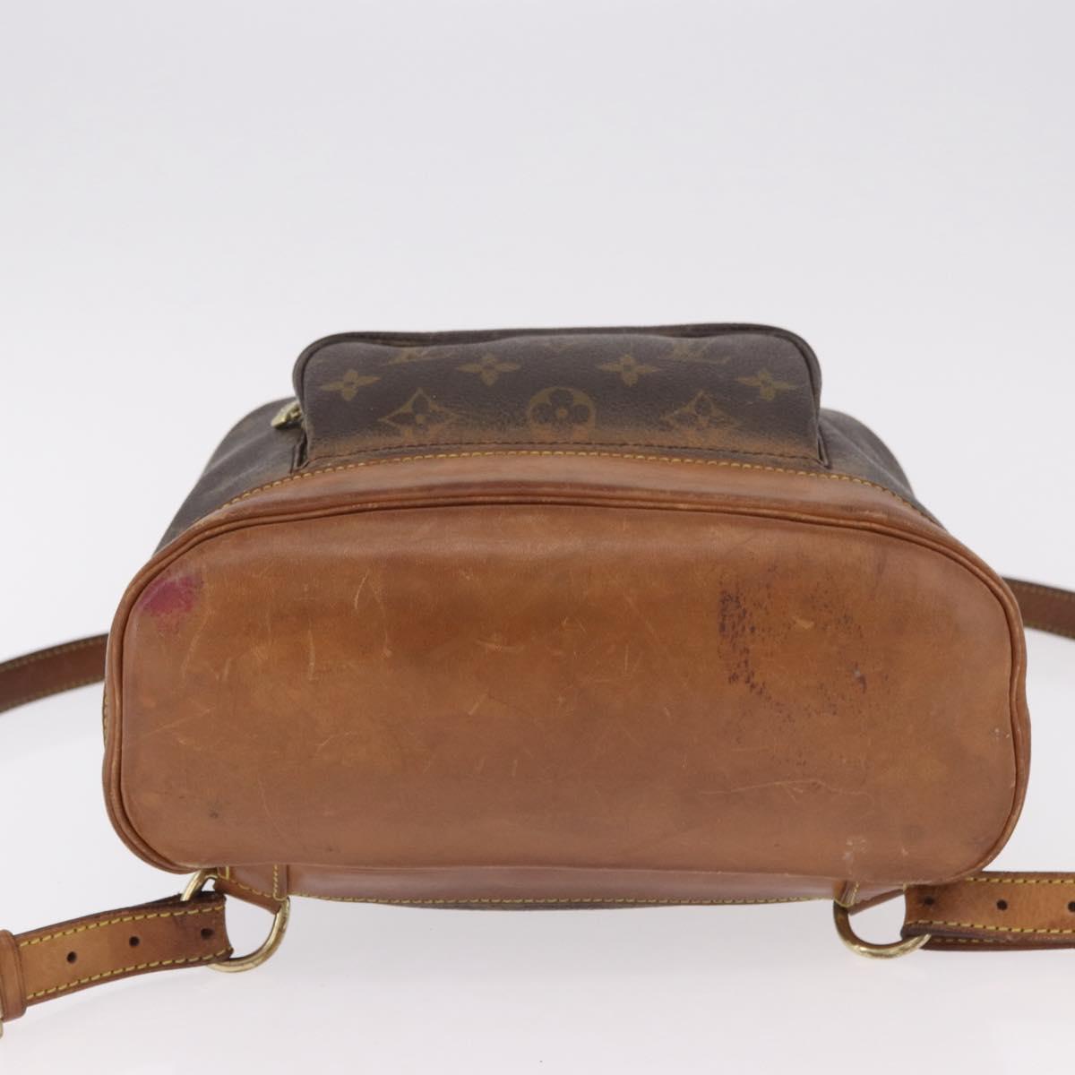 LOUIS VUITTON Monogram Montsouris MM Backpack M51136 LV Auth 184993