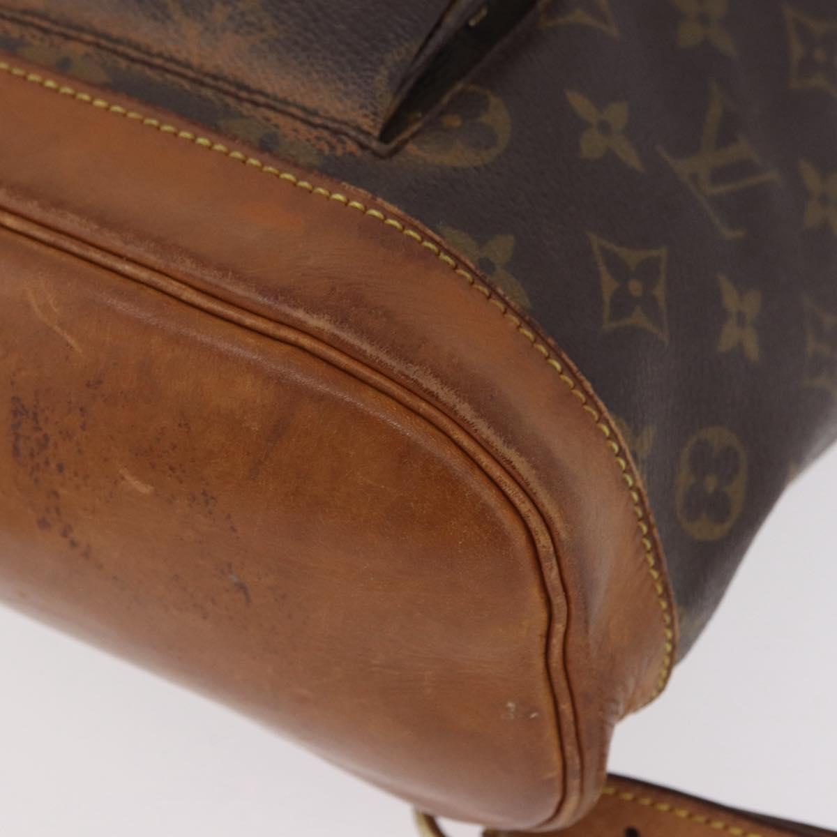 LOUIS VUITTON Monogram Montsouris MM Backpack M51136 LV Auth 184993