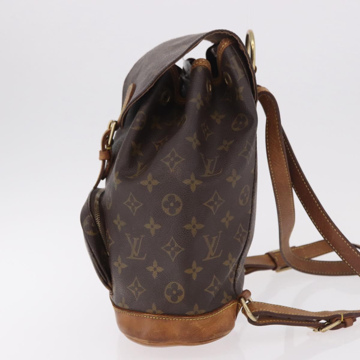 LOUIS VUITTON Monogram Montsouris MM Backpack M51136 LV Auth 184993