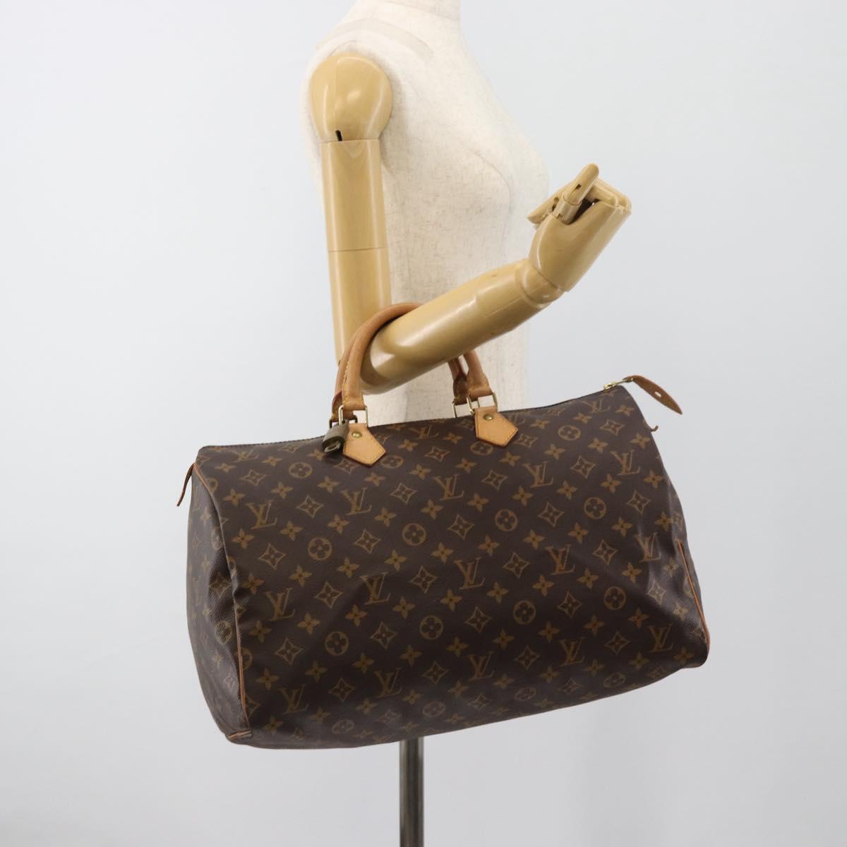 LOUIS VUITTON Monogram Speedy 40 Hand Bag M41522 LV Auth 184995V